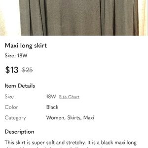 Missoni for Target Black Maxi Skirt